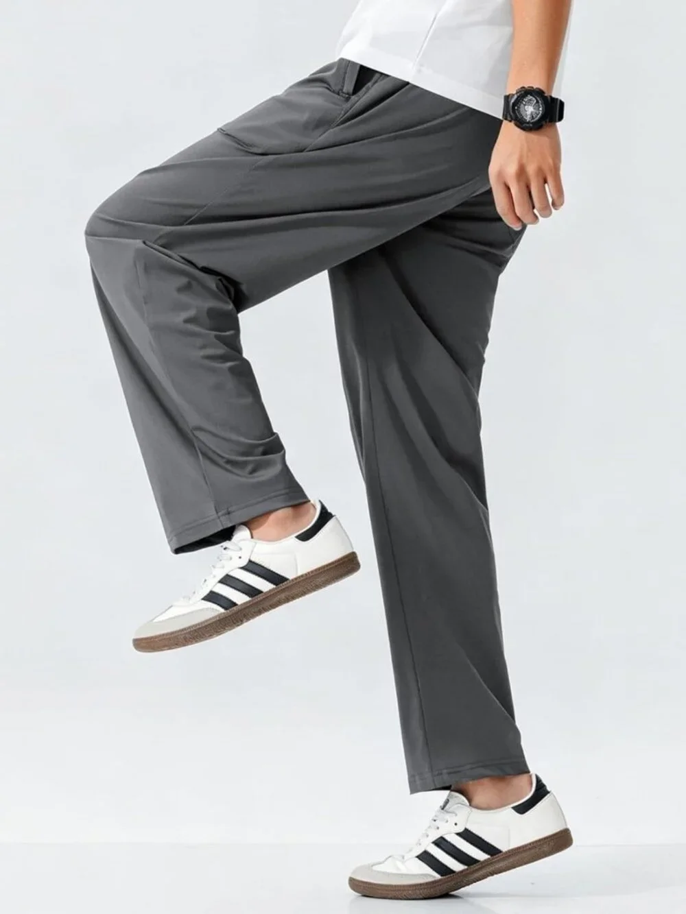 Lightweight Men's Summer Sweatpants | Cooling Touch, Straight Leg, Stretchy, 2